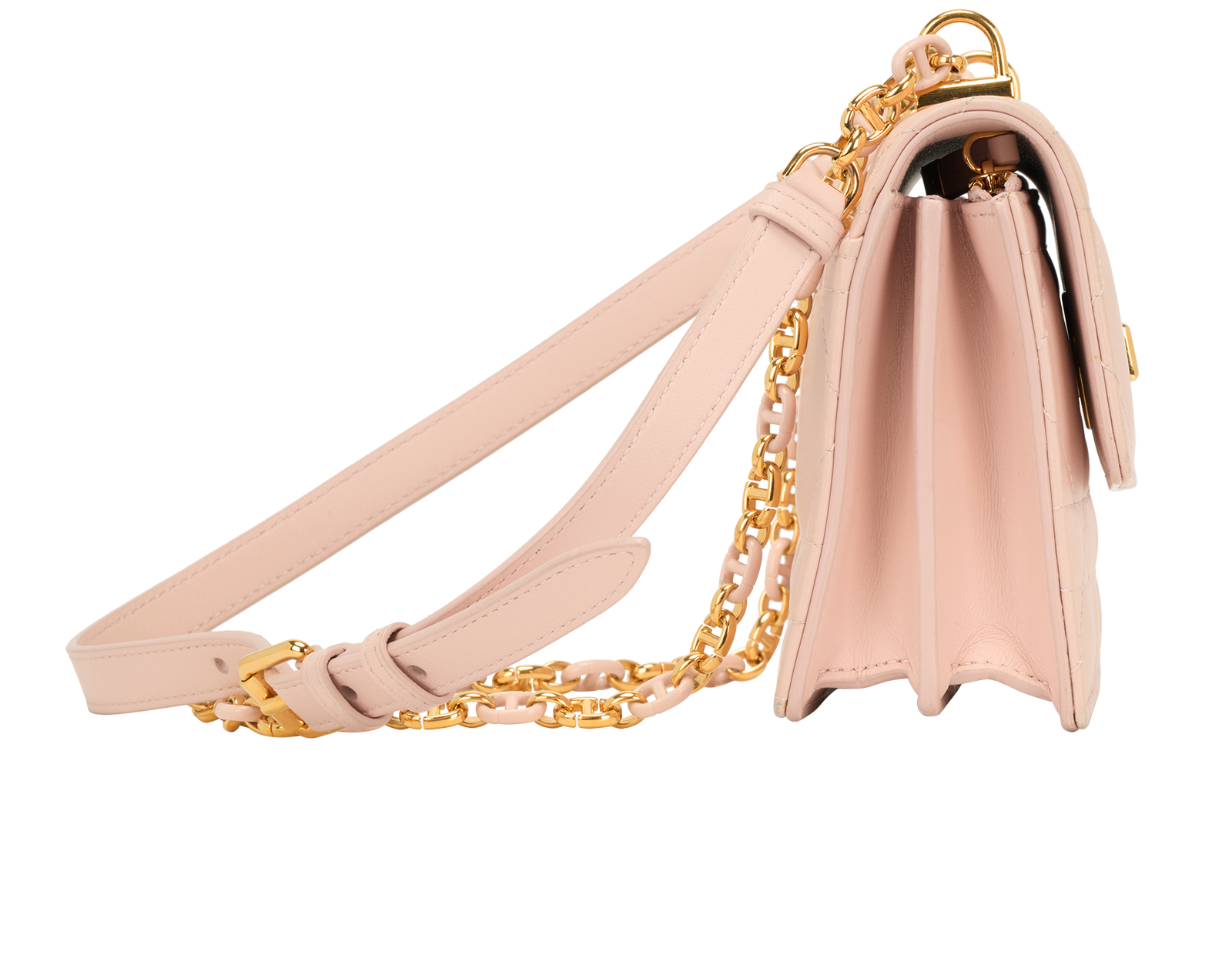 Mini Miss Caro, &pound;1,600, Handbags, Pink, Leather, Side view